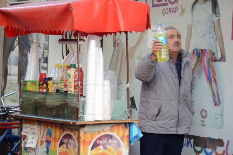 Seyyar tezgahı kaldırılmak istenince intihara kalkıştı