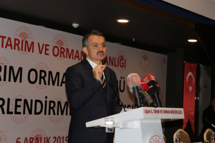 Bakan Pakdemirli: "2020 yılı b&uuml;t&ccedil;esinin 54,5'i tarımsal desteklere ayrıldı"