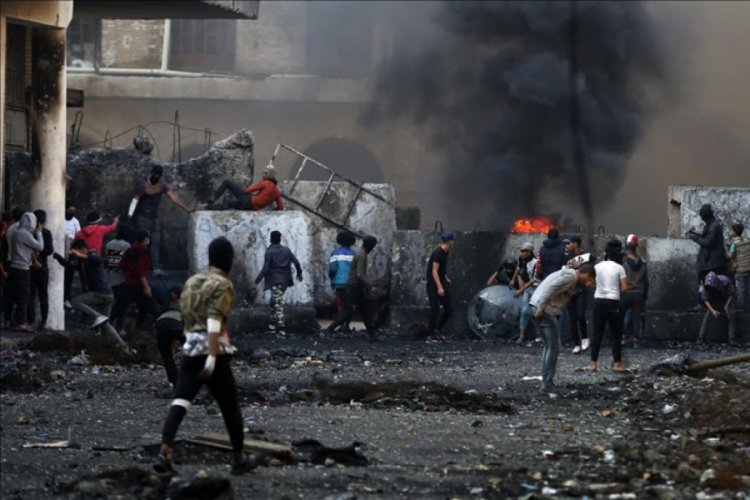 Irak'ta g&ouml;zler yeniden g&ouml;stericileri &ouml;ld&uuml;ren '3'&uuml;nc&uuml; taraf' &uuml;zerinde