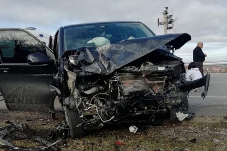 Burdur'da feci kaza: 1 &ouml;l&uuml;, 4 yaralı