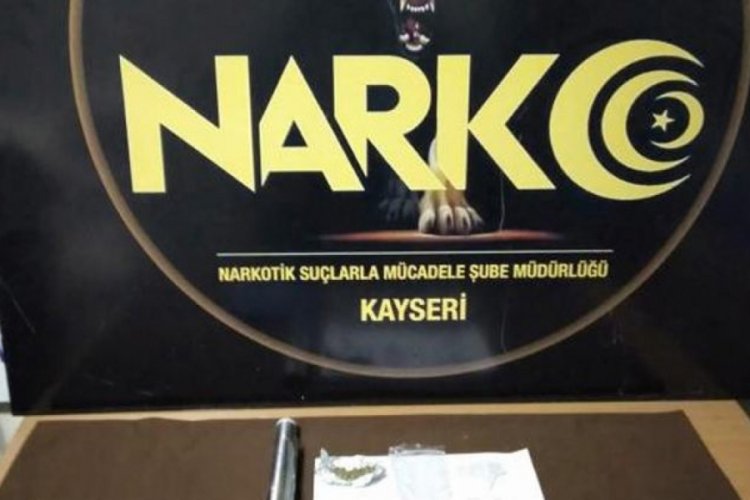 Kayseri'de uyuşturucu operasyonu: 2 g&ouml;zaltı