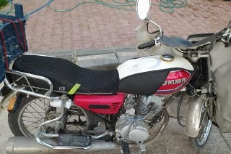 &Ccedil;alıntı motosiklet bulundu