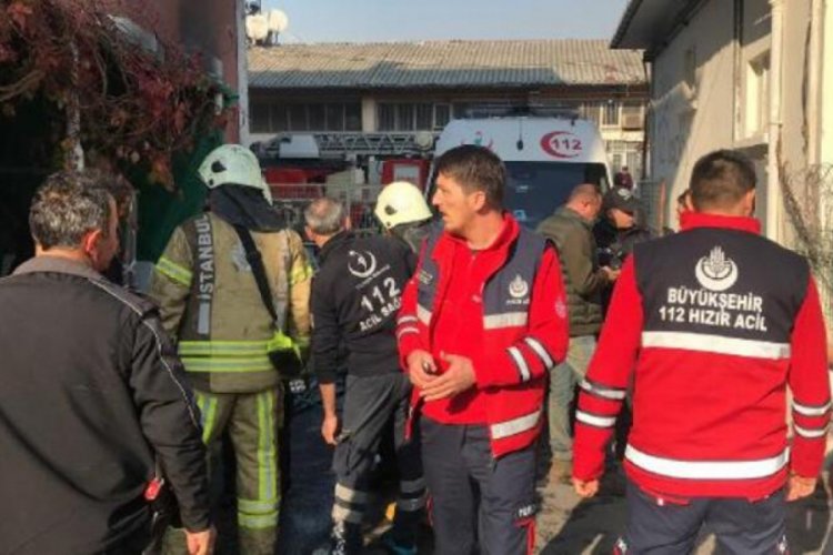 Sirkeci Tren Garı'nda korkutan yangın