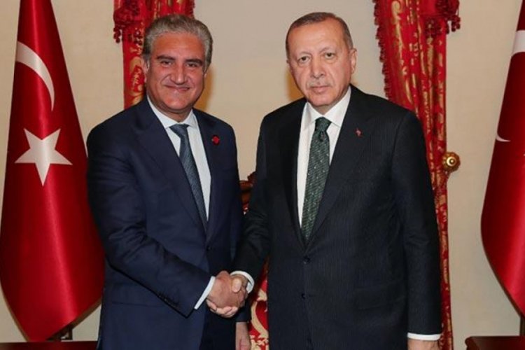 Cumhurbaşkanı Erdoğan, Pakistan Dışişleri Bakanı Kureyşi'yi kabul etti