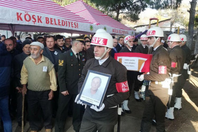 Kıbrıs gazisi, Aydın'da toprağa verildi