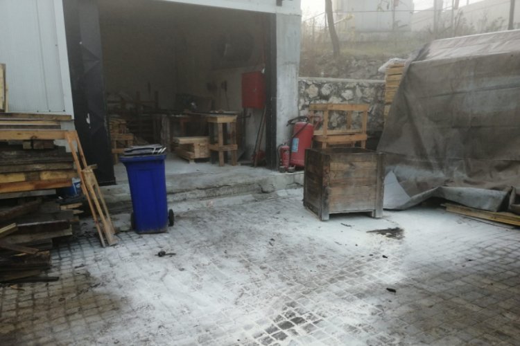 Sobayı tinerle yakmak isterken alev topuna d&ouml;nd&uuml;