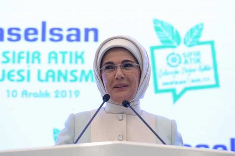 Emine Erdoğan: 'Sıfır atık uygulamasıyla 100 bin istihdam hedefliyoruz'
