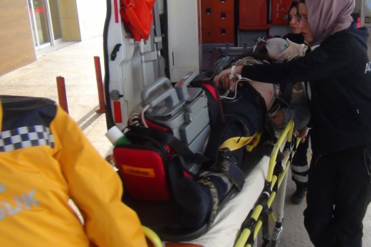 Bursa'da talihsiz iş&ccedil;i metrelerce y&uuml;kseklikten d&uuml;şt&uuml;