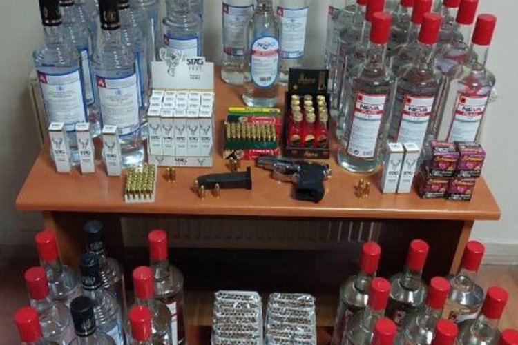 K&uuml;tahya'da ka&ccedil;ak i&ccedil;ki operasyonu