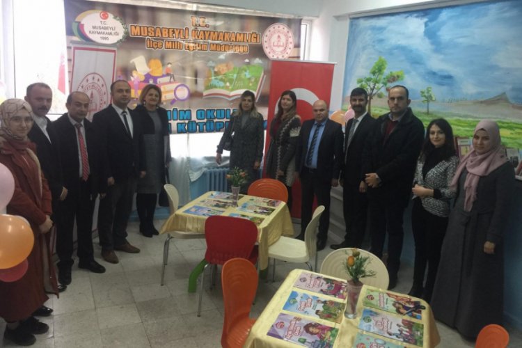 'Benim Okulum Benim K&uuml;t&uuml;phanem' projesi hayata ge&ccedil;ti