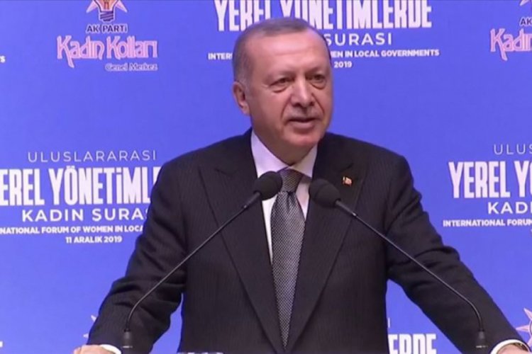 Cumhurbaşkanı Erdoğan'dan kadınlara &ccedil;ağrı