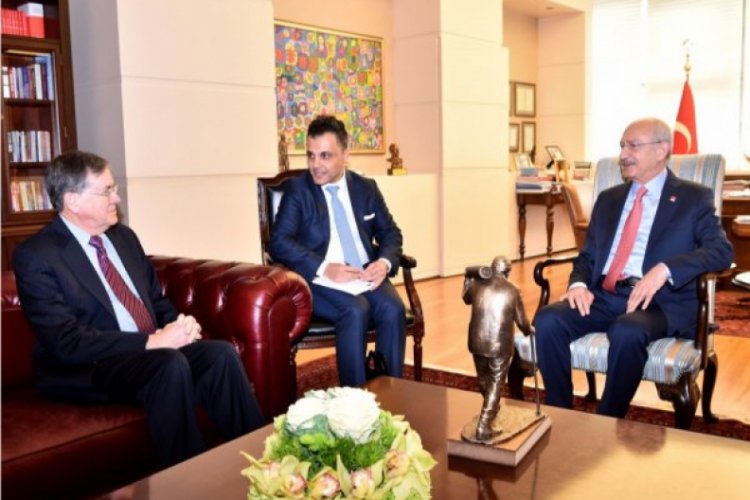 ABD B&uuml;y&uuml;kel&ccedil;isi Satterfield, Kılı&ccedil;daroğlu'nu ziyaret etti