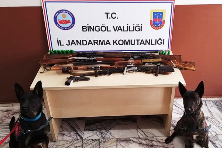Operasyonda &ccedil;ok sayıda silah ele ge&ccedil;irildi