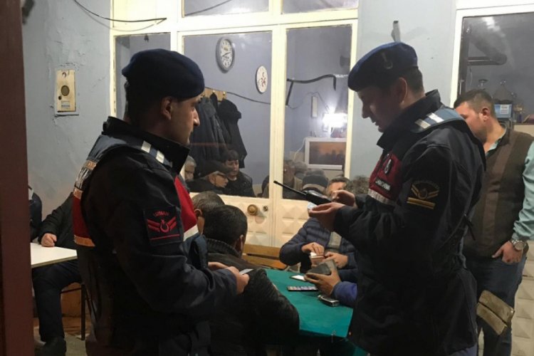 Jandarma huzur operasyonu yaptı