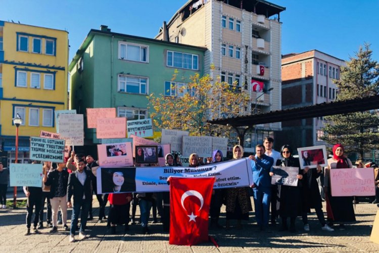 Kadına şiddet ve cinayetlere tepki y&uuml;r&uuml;y&uuml;ş&uuml; d&uuml;zenlendi