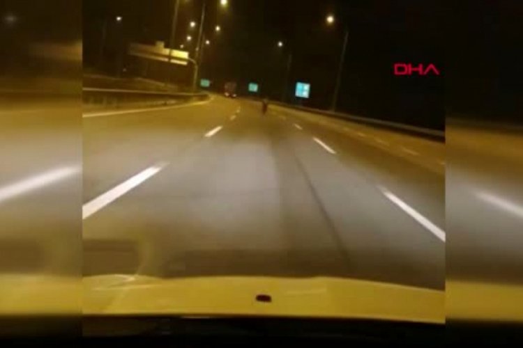 Bursa motosiklet s&uuml;r&uuml;c&uuml;s&uuml;nden trafikte tehlikeli hareketler
