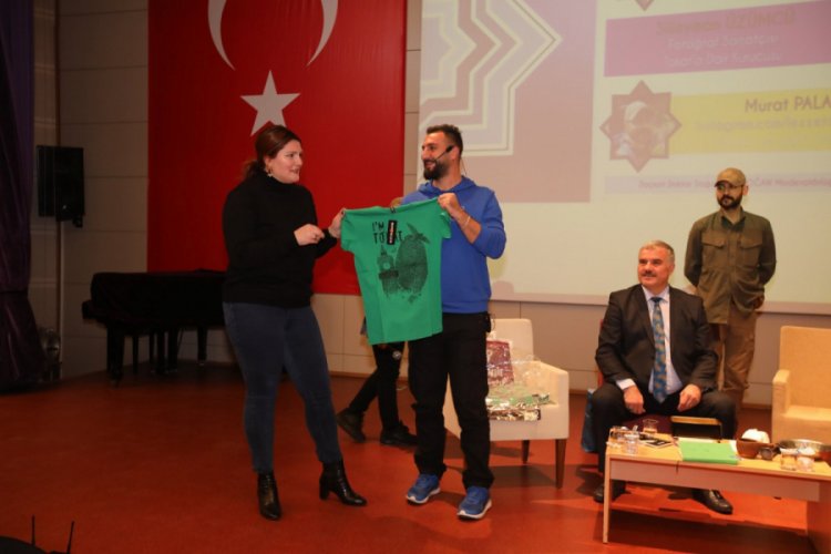 Hobileriyle başarıya ulaşanlar &ouml;ğrencilerle buluştu