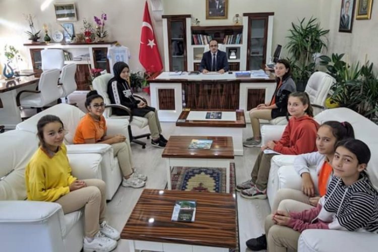 &Ouml;ğrenciler sorunlarını kaymakama anlattılar