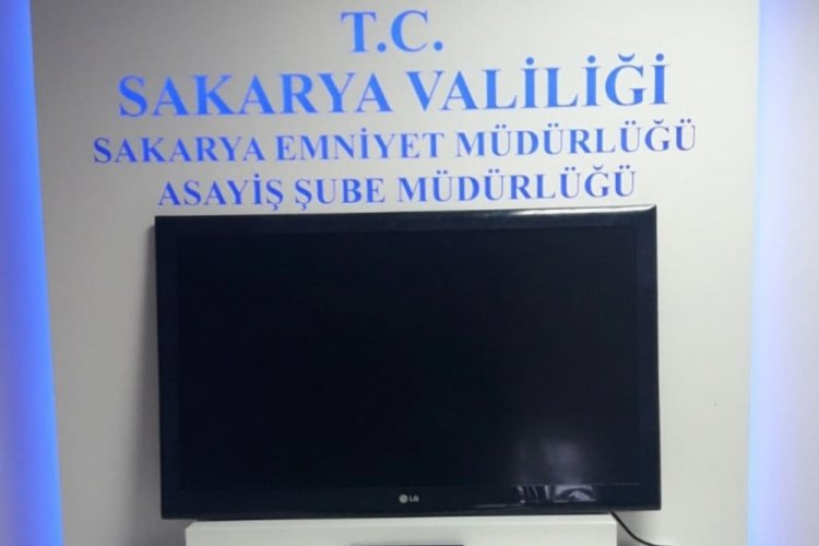 Televizyon ve aparatlarını &ccedil;alan şahıs tutuklandı