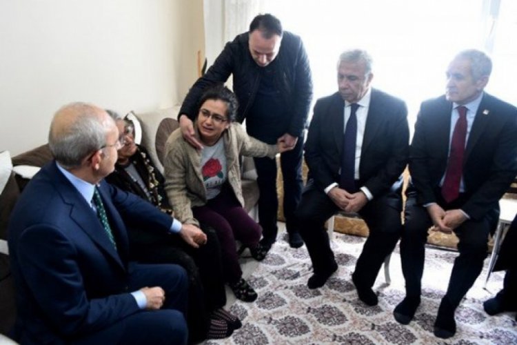 Kılıçdaroğlu ve Yavaş şehit ailesini ziyaret etti