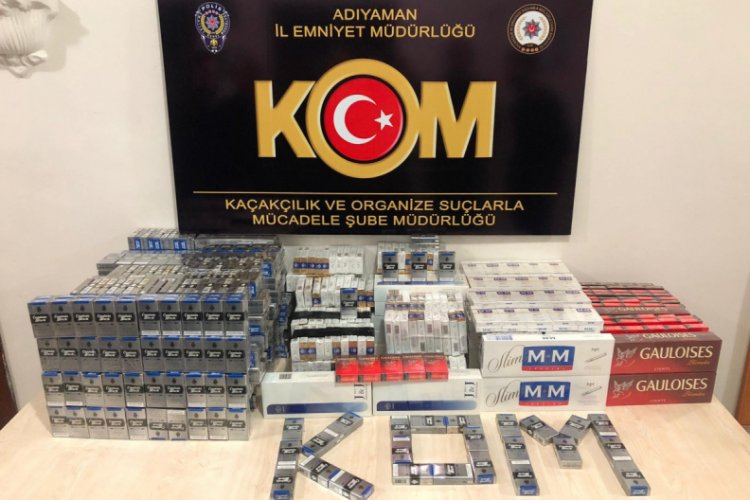 Y&uuml;zlerce ka&ccedil;ak sigara ele ge&ccedil;irildi