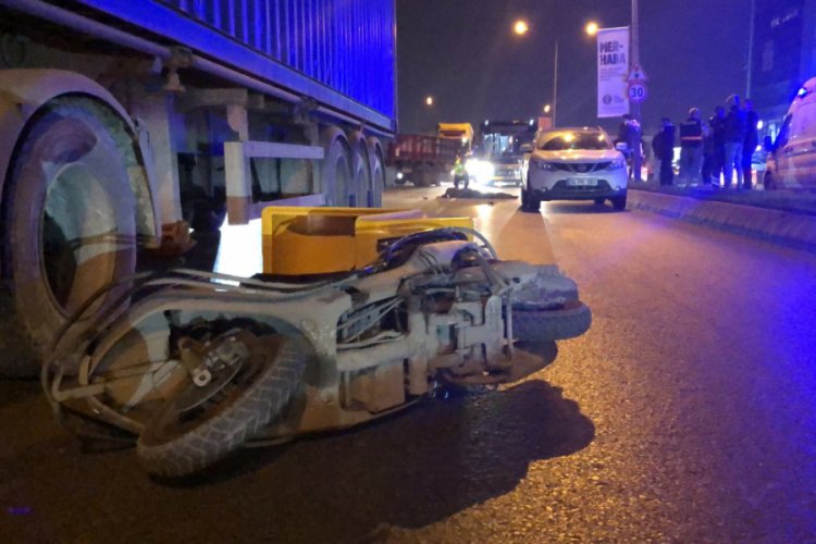 Yeni başladığı motosikletli kurye işi sonu oldu