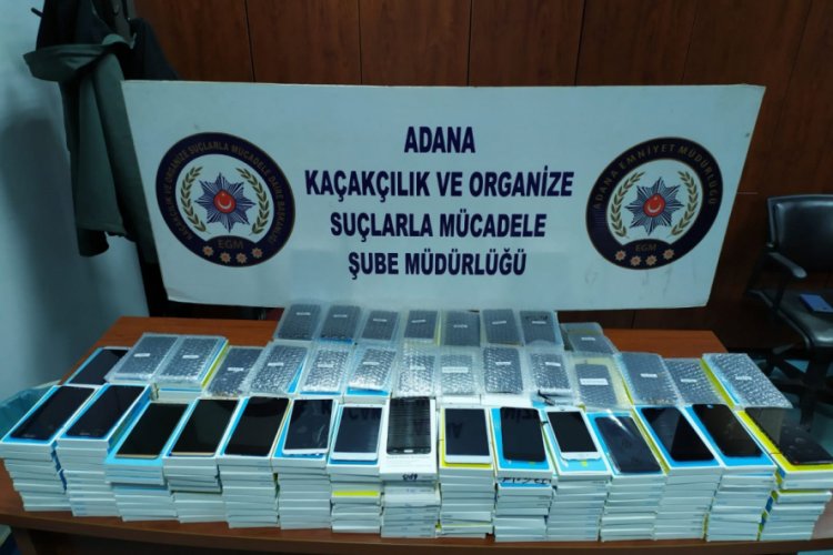 65 bin liralık ka&ccedil;ak telefon ele ge&ccedil;irildi