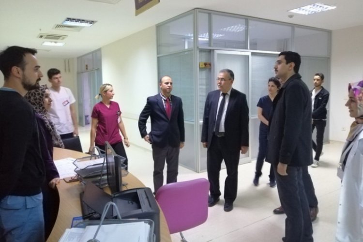 Kaymakam hastane denetimine &ccedil;ıktı
