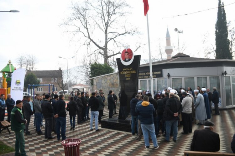 Bursa'da Şehit H&uuml;seyin Gencer Parkı hizmete girdi