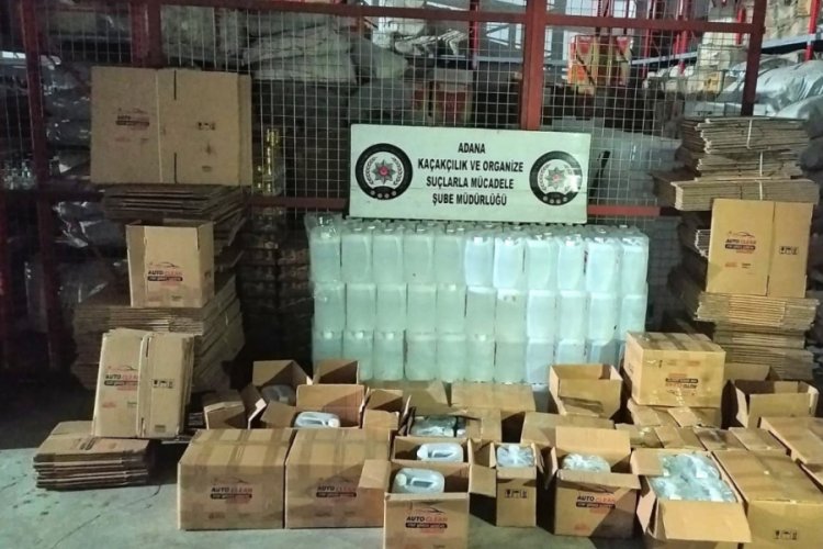 Antifriz yazılı bidondan etil alkol &ccedil;ıktı