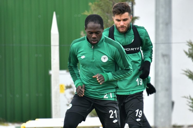 Konyaspor, Başakşehir ma&ccedil;ının taktiğini &ccedil;alıştı