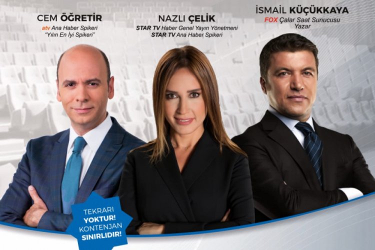 &Uuml;nl&uuml; spikerler Bursa'da buluştu