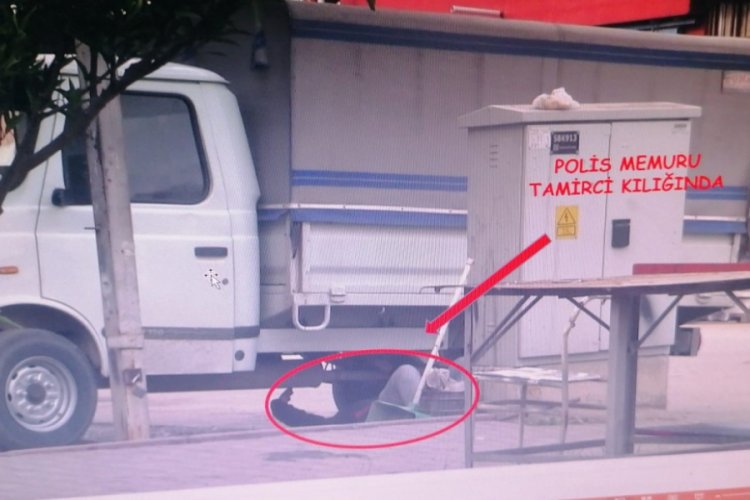 Tamirci kılığına giren polis tarafından yakalandı