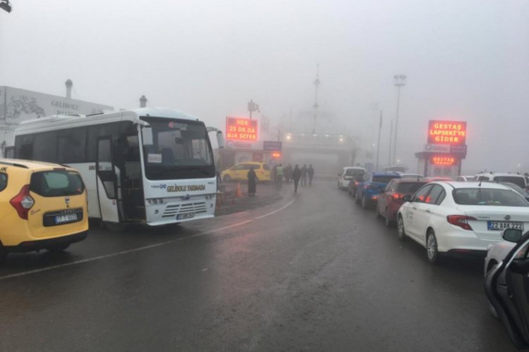 Yoğun sis nedeniyle boğaz transit gemi ge&ccedil;işlerine kapatıldı