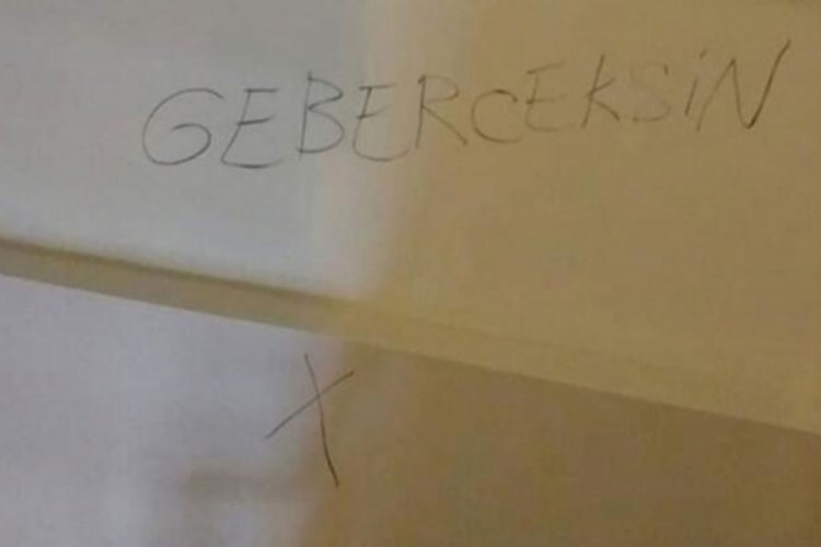 'Gebereceksin' yazılmıştı! Valilik'ten a&ccedil;ıklama geldi