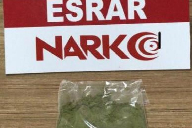 Uyuşturucu operasyonunda 1 kişi tutuklandı