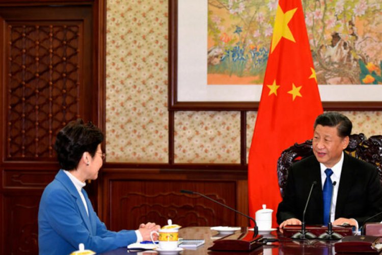&Ccedil;in'den Hong Kong liderine destek