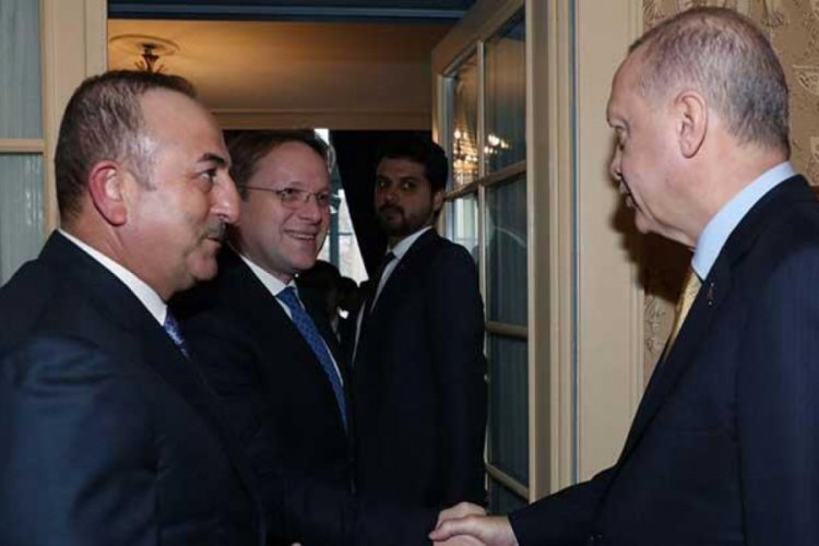 Cumhurbaşkanı Erdoğan ile AB Genişlemeden Sorumlu Komiseri Varhelyi sohbet etti