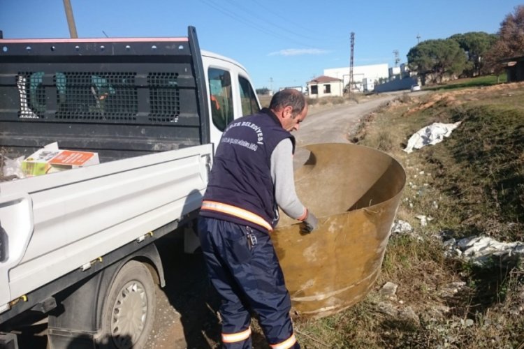 Kırsal kesimlerde mıntıka temizliği yapıldı