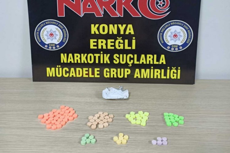 Ş&uuml;phe &uuml;zerine durdurulan ara&ccedil;ta uyuşturucu &ccedil;ıktı