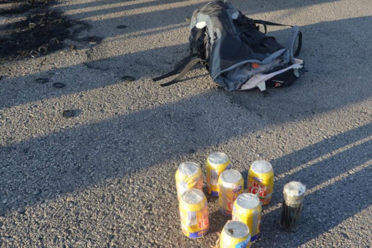 PKK'lılar ses bombası attı