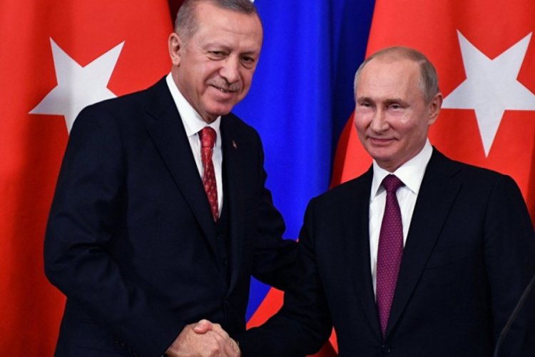 Cumhurbaşkanı Erdoğan, Putin'le g&ouml;r&uuml;şt&uuml;