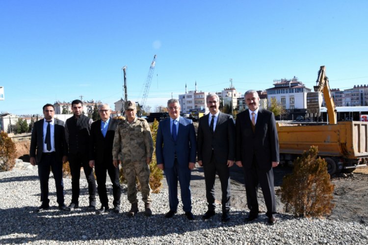 Vali Aykut Pekmez projeyi yerinde inceledi