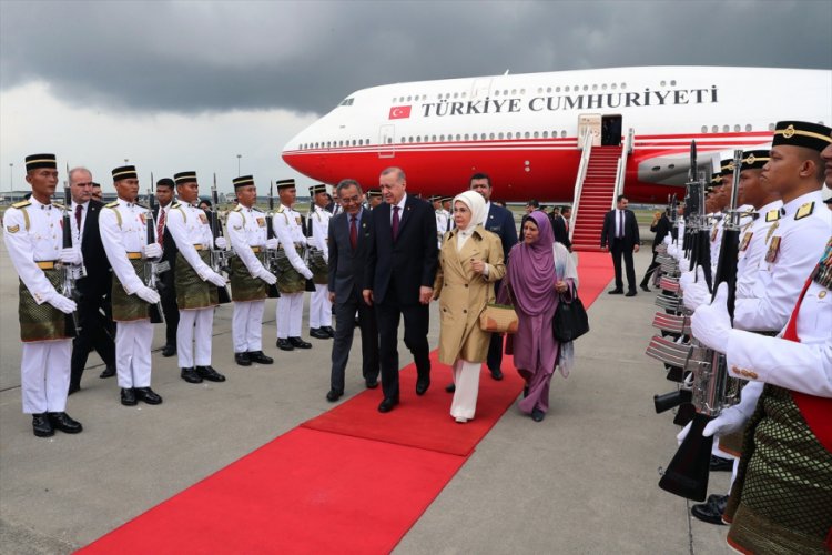 Cumhurbaşkanı Erdoğan, Kuala Lumpur Zirvesi i&ccedil;in Malezya'da