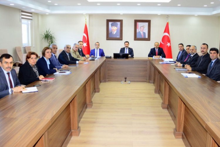 Aile İ&ccedil;i ve Kadına Karşı Şiddetle M&uuml;cadele toplantısı yapıldı