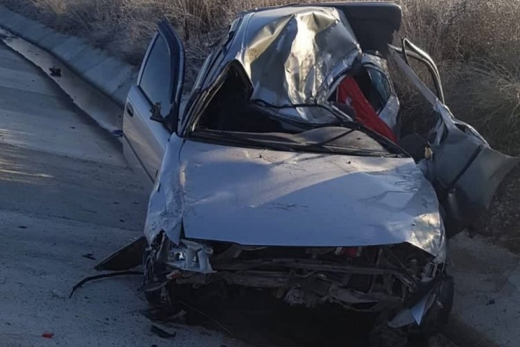 Hurdaya d&ouml;nen ara&ccedil;tan sapasağlam &ccedil;ıktı
