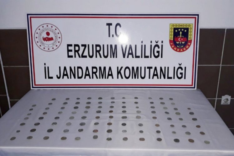 Erzurum'da tarihi eser ka&ccedil;ak&ccedil;ılığı: 10 g&ouml;zaltı