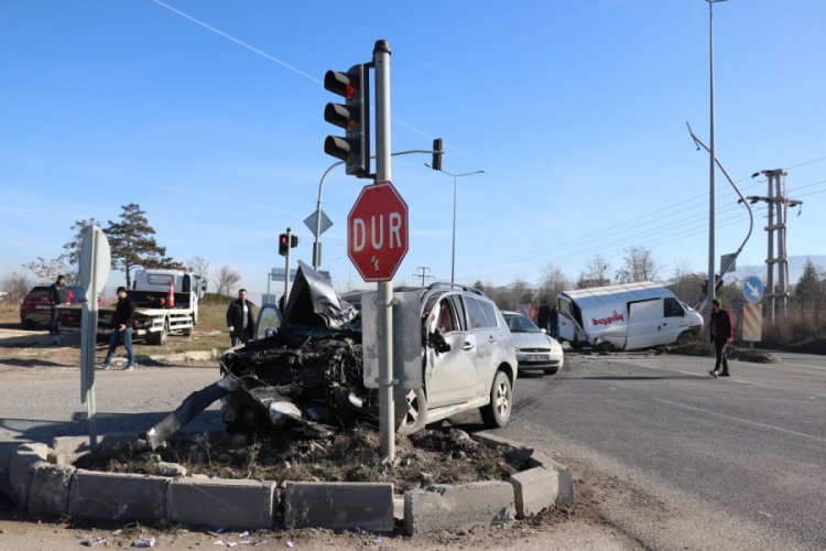 Zincirleme trafik kazası meydana geldi
