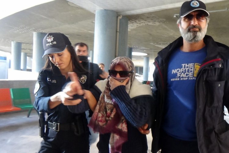 "U&ccedil;ağı patlatacağım" diyen kadın adliyeye sevk edildi