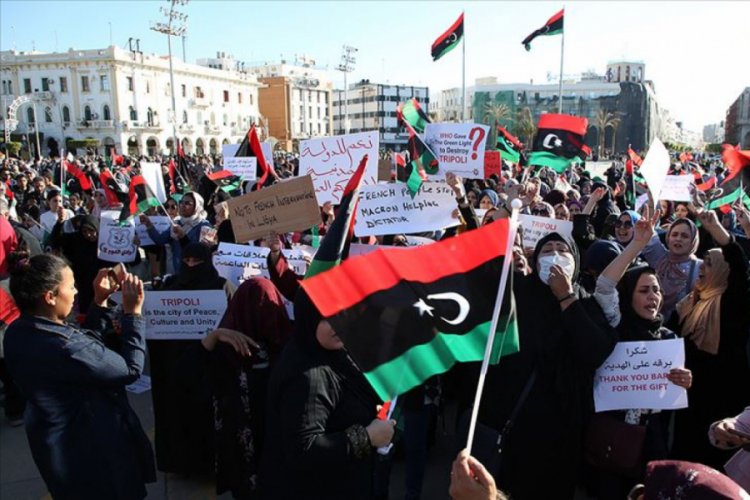Libya halkının darbeci General Hafter'e karşı Trablus h&uuml;k&uuml;metine desteği artıyor